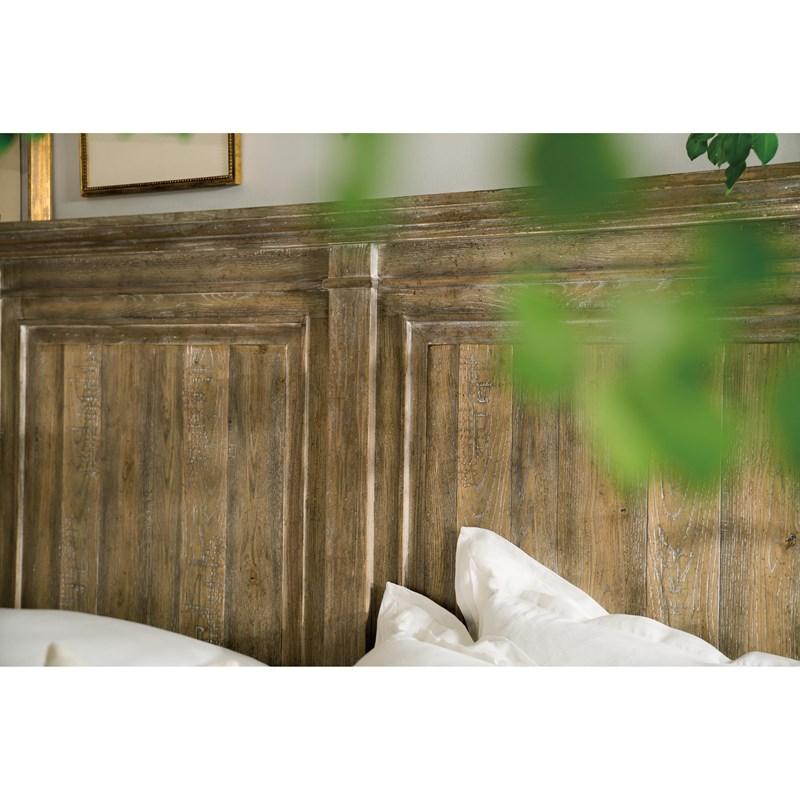 Large Picture of Hooker Furniture 5750-90266-MWD Boheme Laurier King Panel Bed