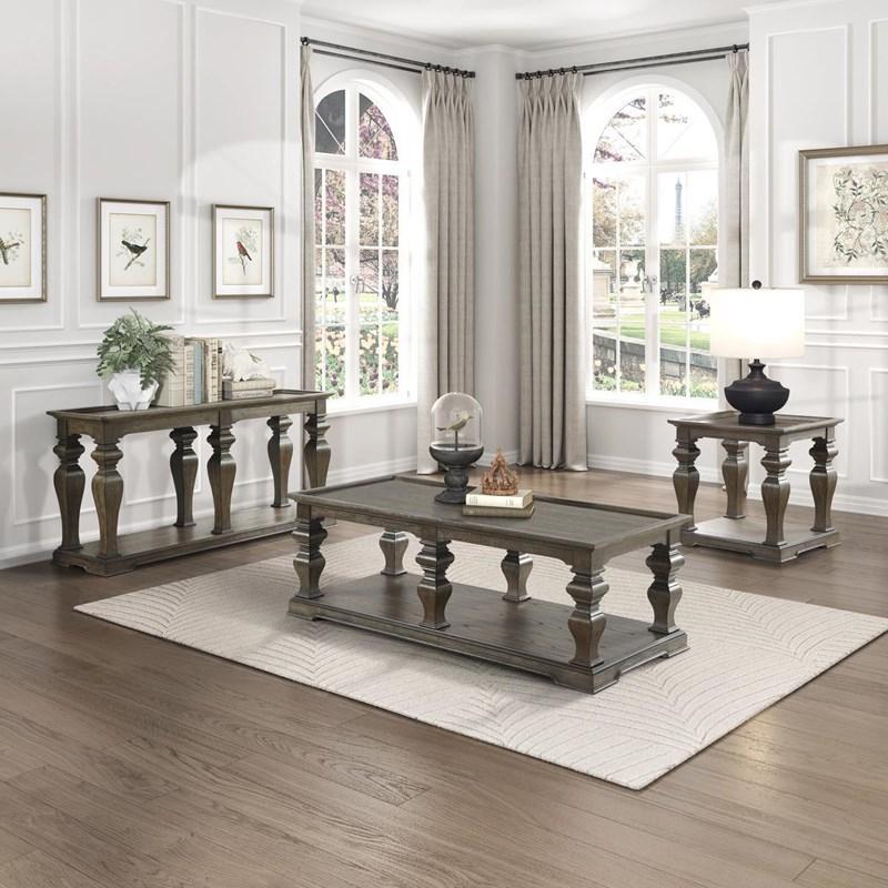 Large Picture of Homelegance Calera 3675-30 Cocktail Table