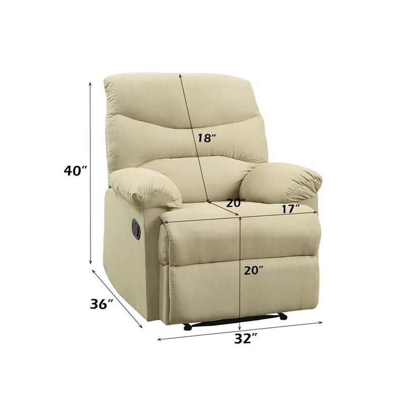 Large Picture of Acme Furniture Arcadia 00626 Motion Recliner