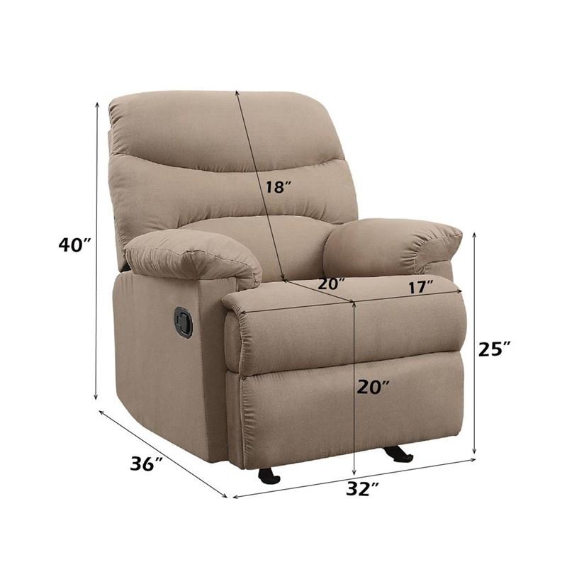 Large Picture of Acme Furniture Arcadia 00627 Motion Recliner