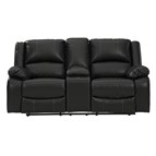 Signature Design by Ashley Calderwell 7710194 Double Reclining Loveseat with Console