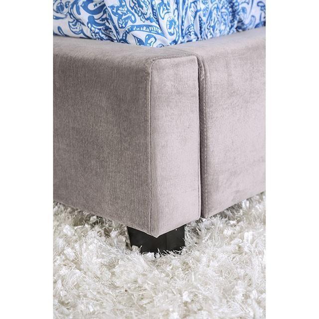 Large Picture of Furniture of America Mirabelle CM7679GY-Q-VN Queen Bed