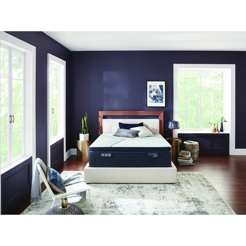 Large Picture of Serta CF4000 Hybrid Quilted Medium Pillow Top Mattress Set (Twin)