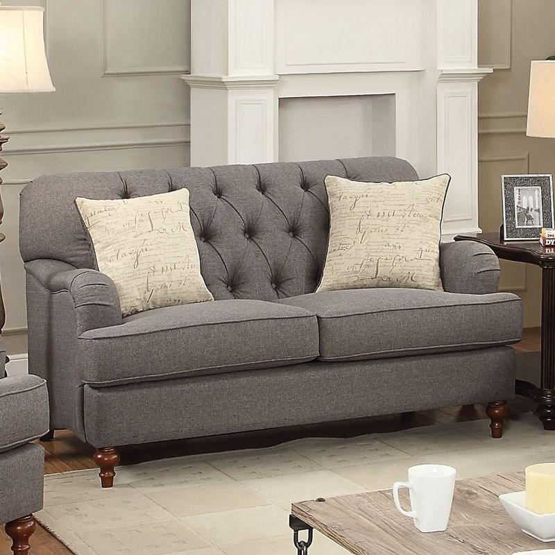 Acme Furniture Alianza 53691 Loveseat with 2 Pillows