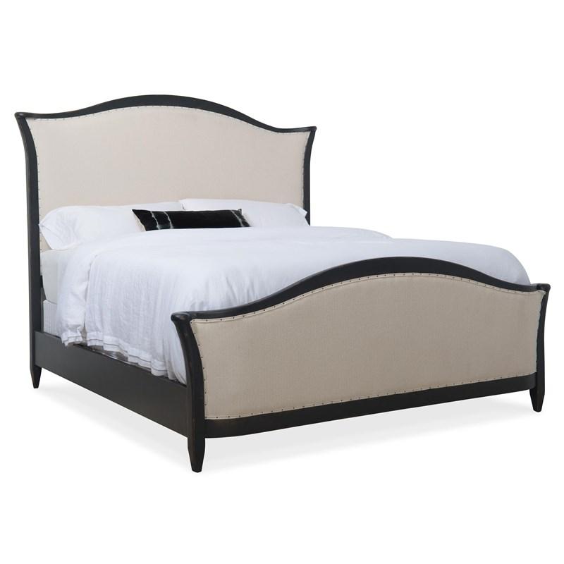 Hooker Furniture 5805-90850-99 Ciao Bella Queen Upholstered Bed- Black