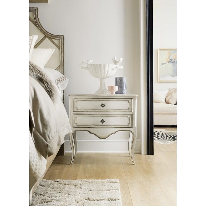 Large Picture of Hooker Furniture 5865-90116-02 Sanctuary Coco En Blanc Nightstand