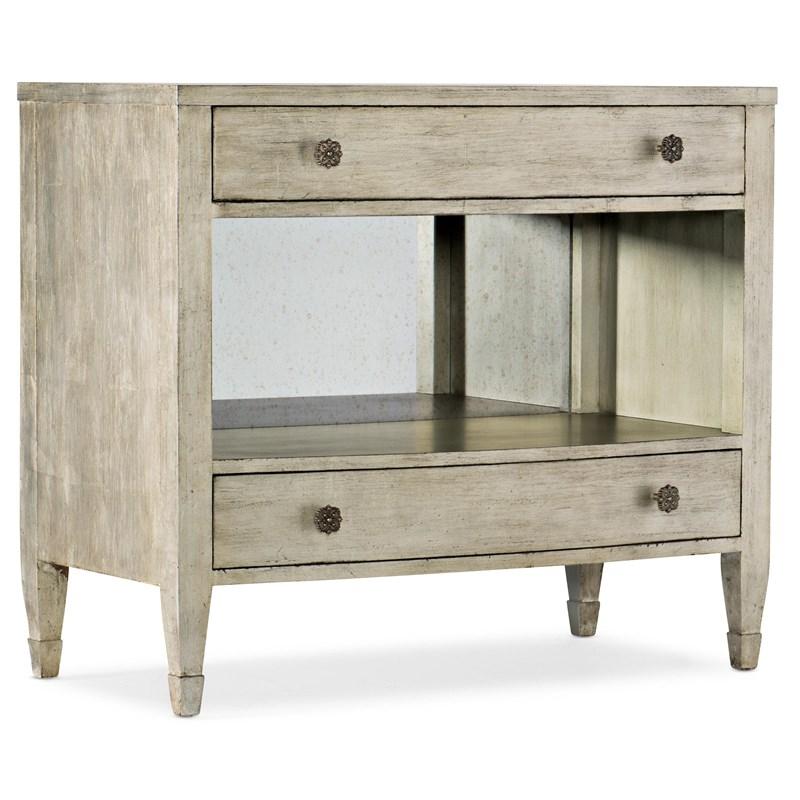 Hooker Furniture 5875-90015-95 Sanctuary Gemme Two Drawer Nightstand