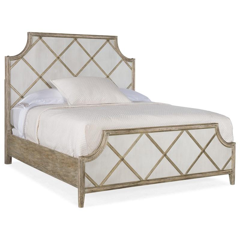 Hooker Furniture 5875-90366-95 Sanctuary Diamont King Panel Bed