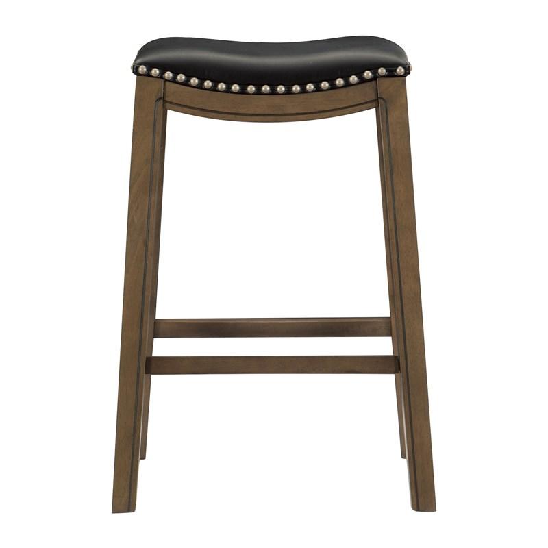 Homelegance Ordway 5682BLK-29 29 Pub Height Stool, Black