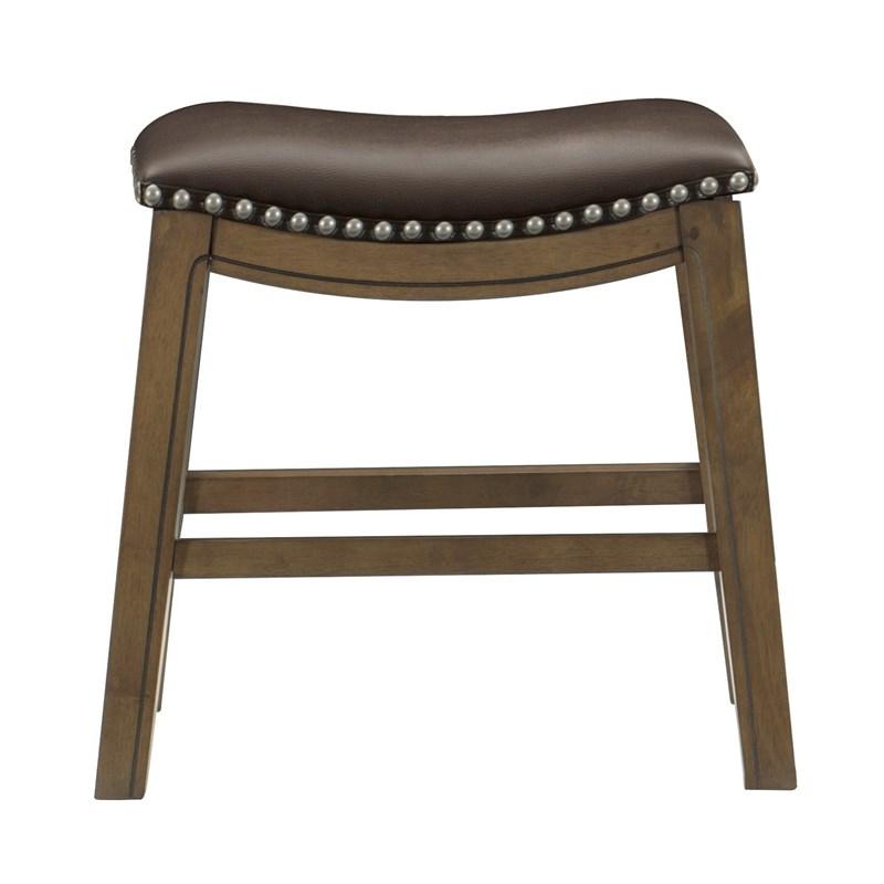 Homelegance Ordway 5682BRW-18 18 Dining Stool, Brown