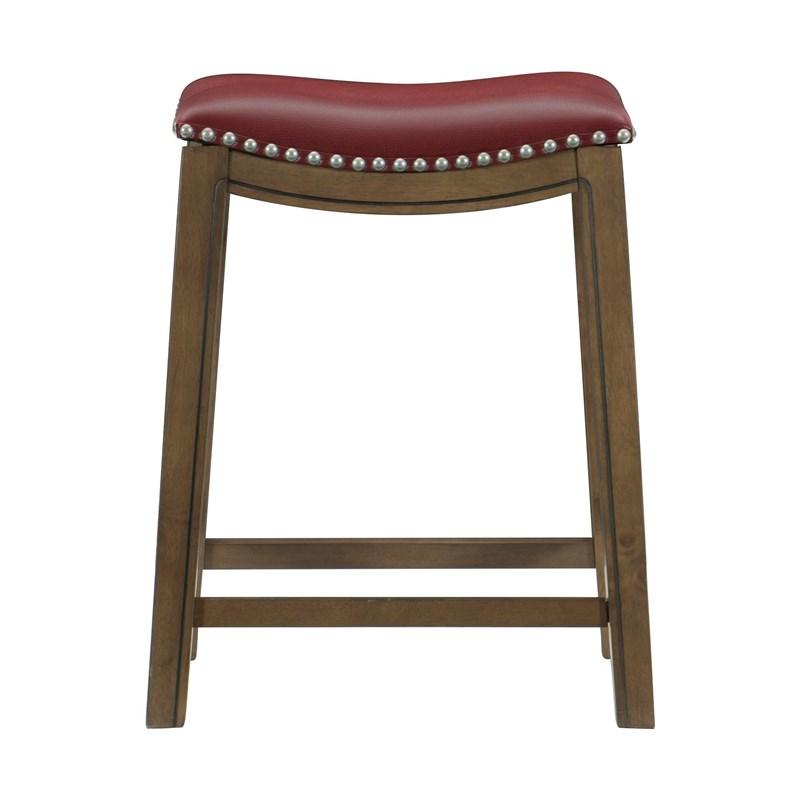 Homelegance Ordway 5682RED-24 24 Counter Height Stool, Red