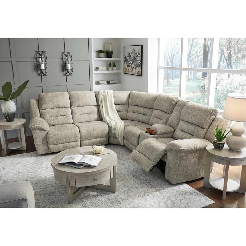 Large Picture of Signature Design by Ashley Family Den 51802S2 3 pc Power Reclining Sectional