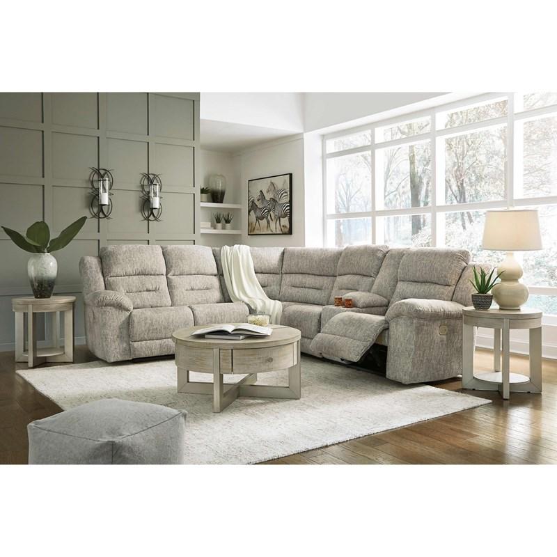 Large Picture of Signature Design by Ashley Family Den 51802S2 3 pc Power Reclining Sectional