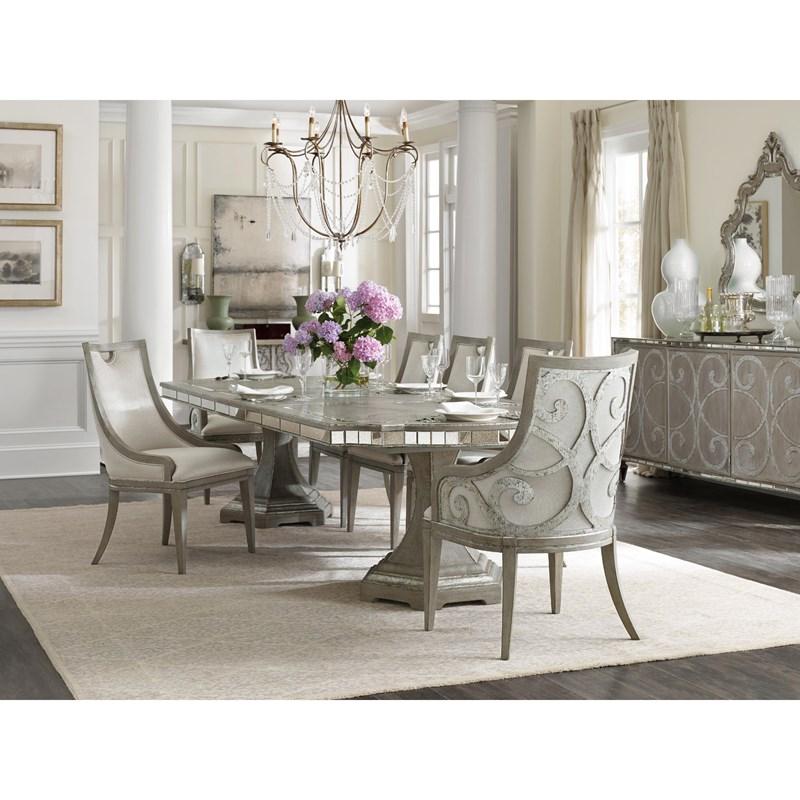 Large Picture of Hooker Furniture 5603-75410-LTBR Sanctuary Upholstered Side Chair