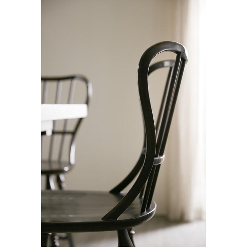 Large Picture of Hooker Furniture 5805-75351-99 Ciao Bella Spindle Back Counter Stool-Black