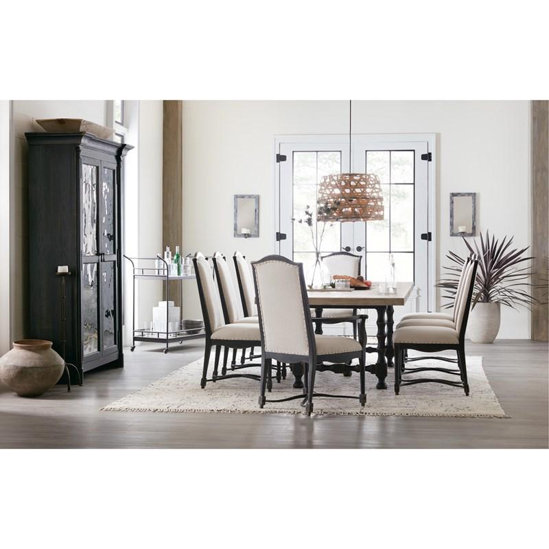 Large Picture of Hooker Furniture 5805-75906-99 Ciao Bella Display Cabinet- Black