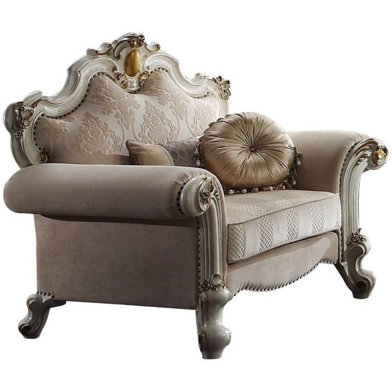 Acme Furniture Picardy 55462 Chair with 2 Pillows