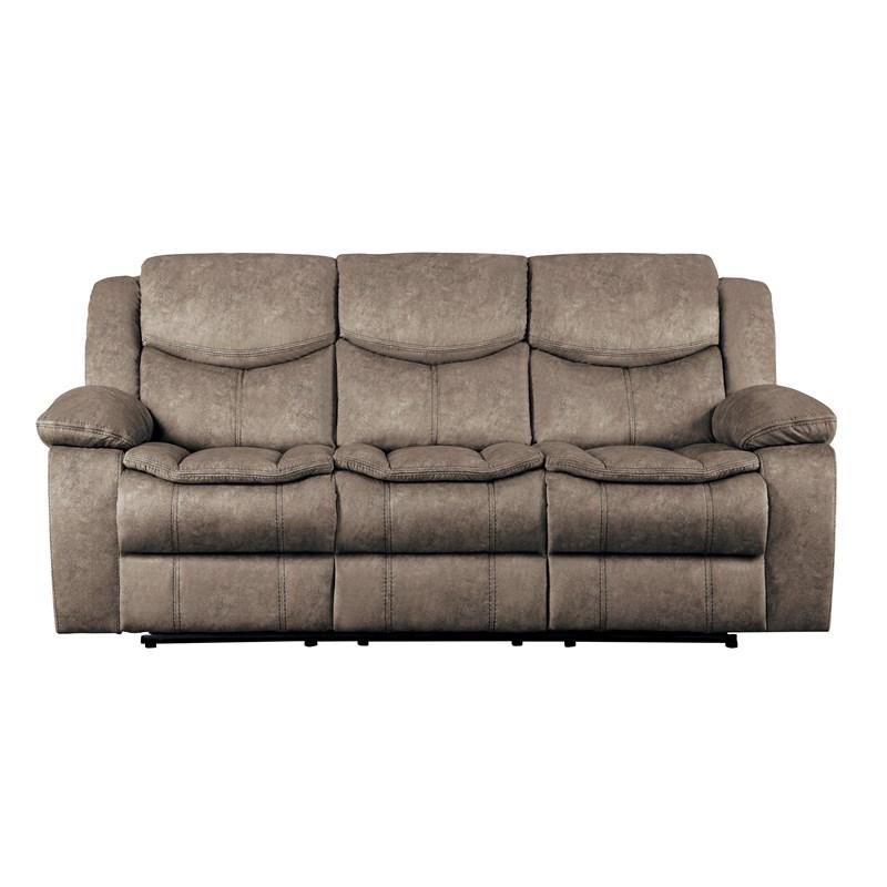 Homelegance Bastrop 8230FBR-3 Double Reclining Sofa