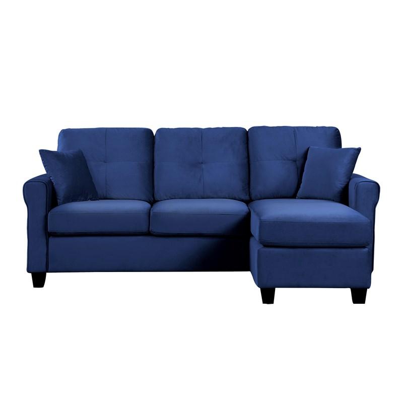 Homelegance Monty 9411NV-3SC Reversible Sofa Chaise - Navy