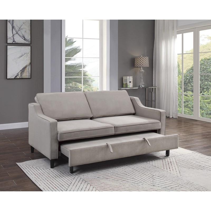 Large Picture of Homelegance Adelia 9428CB-3CL Convertible Studio Sofa with Pull-out Bed