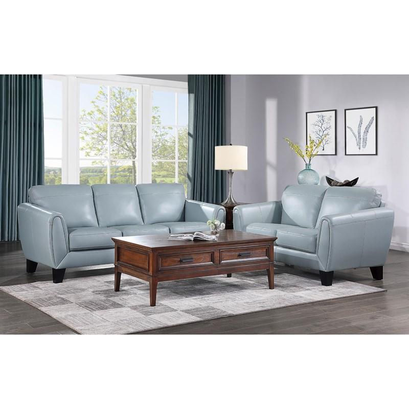 Large Picture of Homelegance Spivey 9460AQ-2 Love Seat