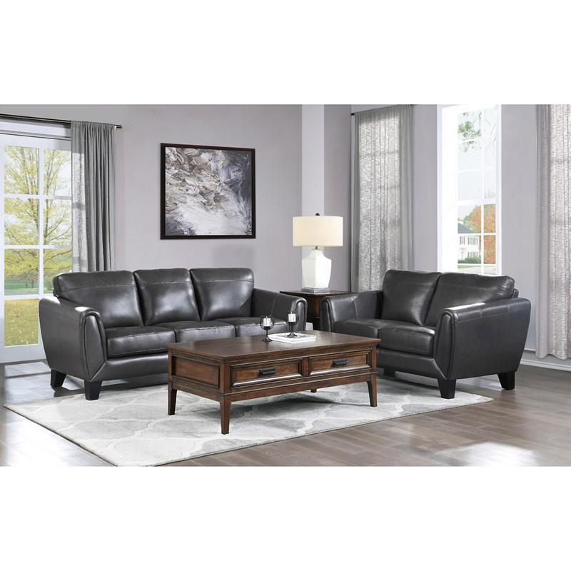 Large Picture of Homelegance Spivey 9460DG-2 Love Seat