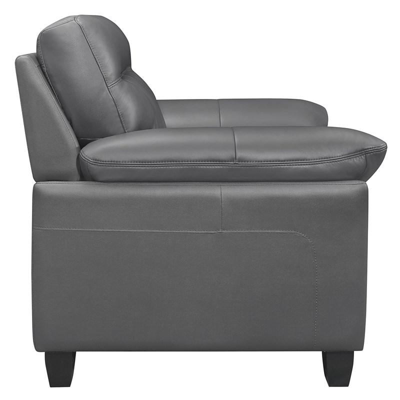 Large Picture of Homelegance Denizen 9537DGY-1 Chair - Dark Grey