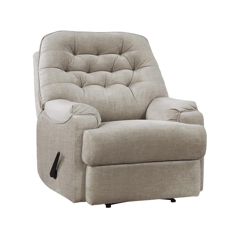 Large Picture of Homelegance Corydon 9555NB-1 Reclining Chair - Light Brown