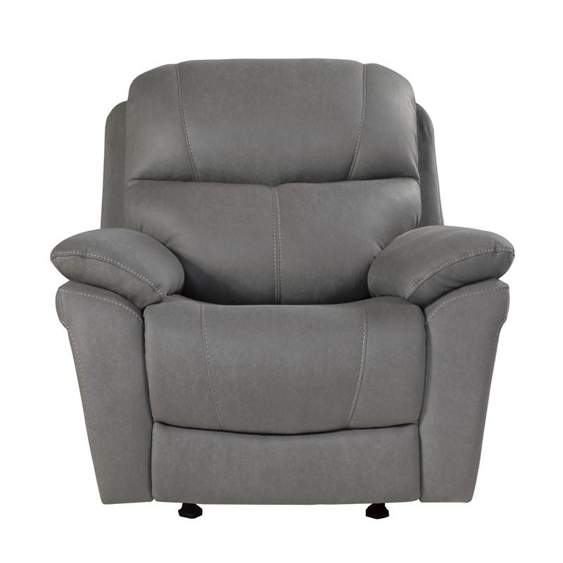 Homelegance Longvale 9580GY-1 Glider Reclining Chair - Grey