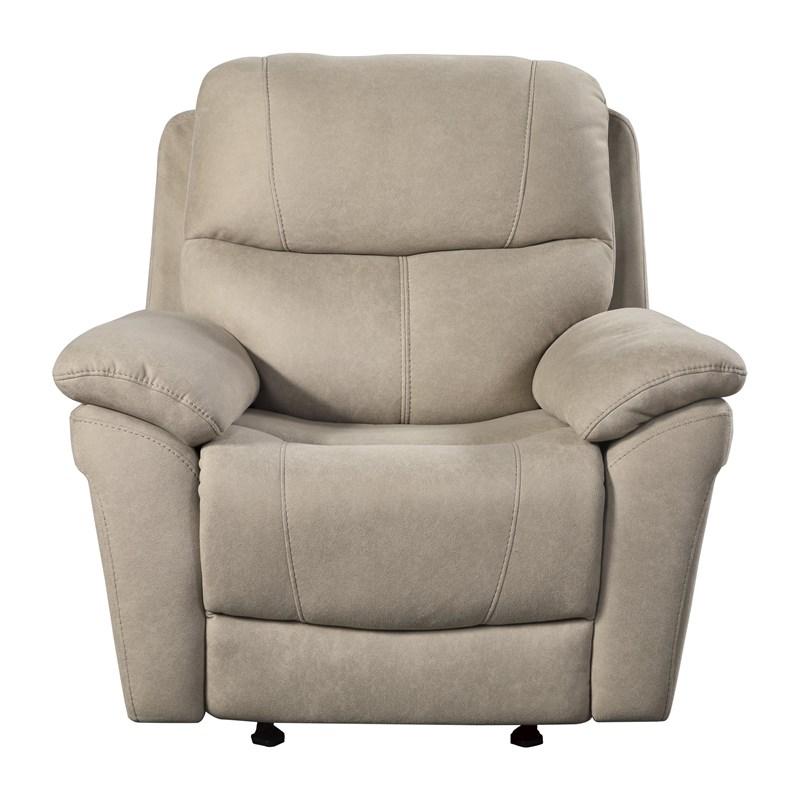 Homelegance Longvale 9580TN-1 Glider Reclining Chair - Tan