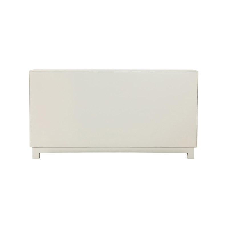 Large Picture of Coaster Furniture Voula 953416 4-door Wood Accent Storage Cabinet - White and Gold