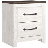 Signature Design by Ashley Gerridan B1190-92 Two Drawer Night Stand (Nightstands - 2 Drawers)