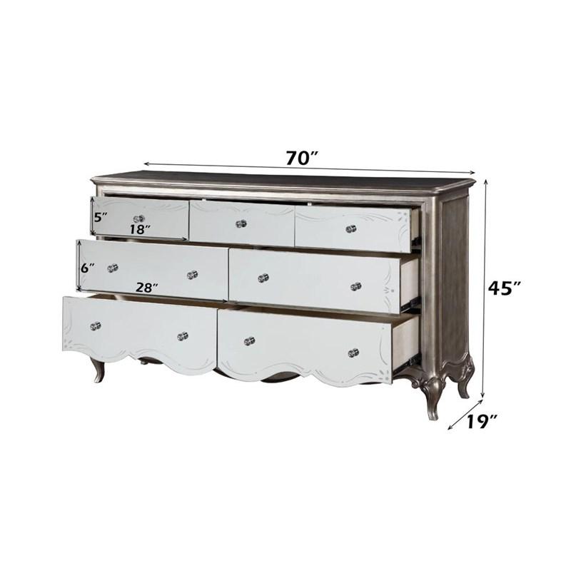 Large Picture of Acme Furniture Esteban 22205 Dresser with Jewelry Tray