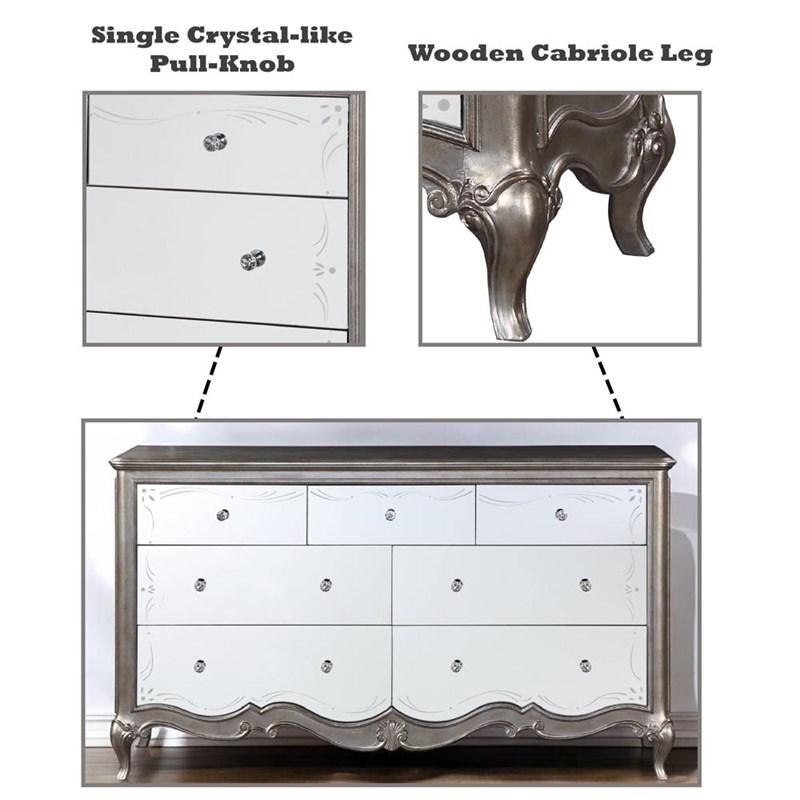 Large Picture of Acme Furniture Esteban 22205 Dresser with Jewelry Tray