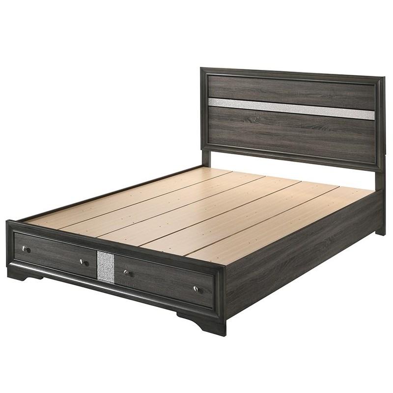 Large Picture of Acme Furniture Naima 25967EK EK Bed with Storage