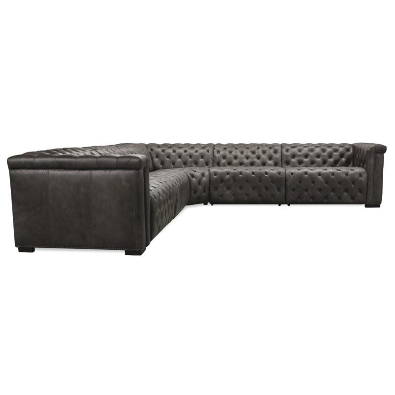 Large Picture of Hooker Furniture SS434-G5PS-096 Savion Grandier 5-Piece Sectional with Power Recline & Power Headrest