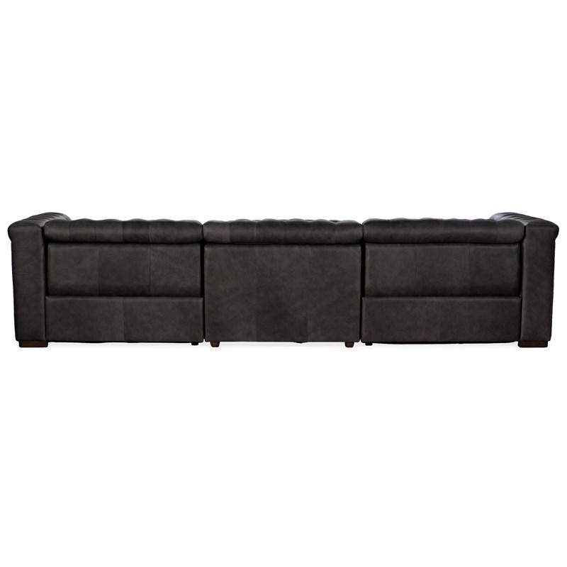 Large Picture of Hooker Furniture SS434-GP3-096 Savion Grandier Power Recliner Sofa with Power Headrest
