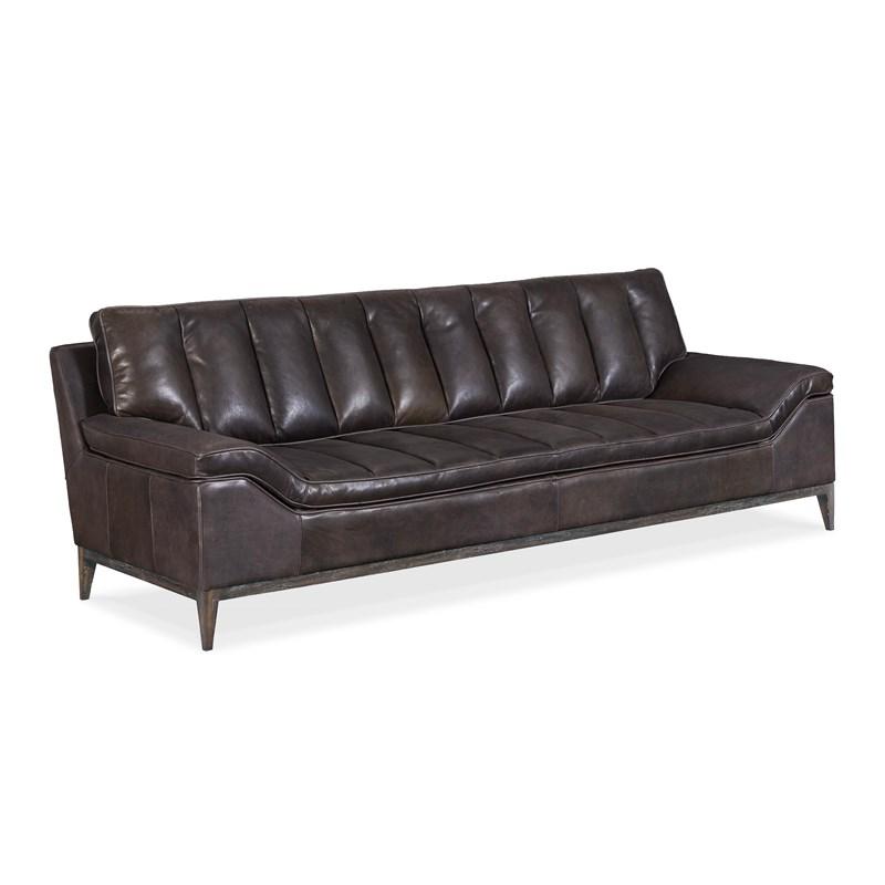 Hooker Furniture SS604-03-097 Kandor Leather Stationary Sofa