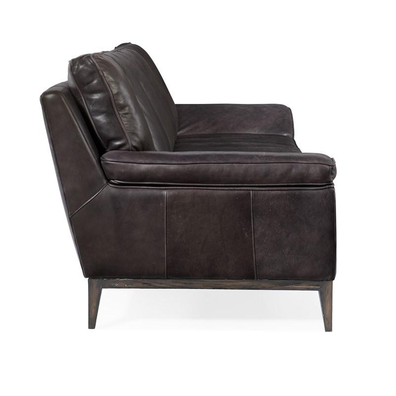 Large Picture of Hooker Furniture SS604-03-097 Kandor Leather Stationary Sofa