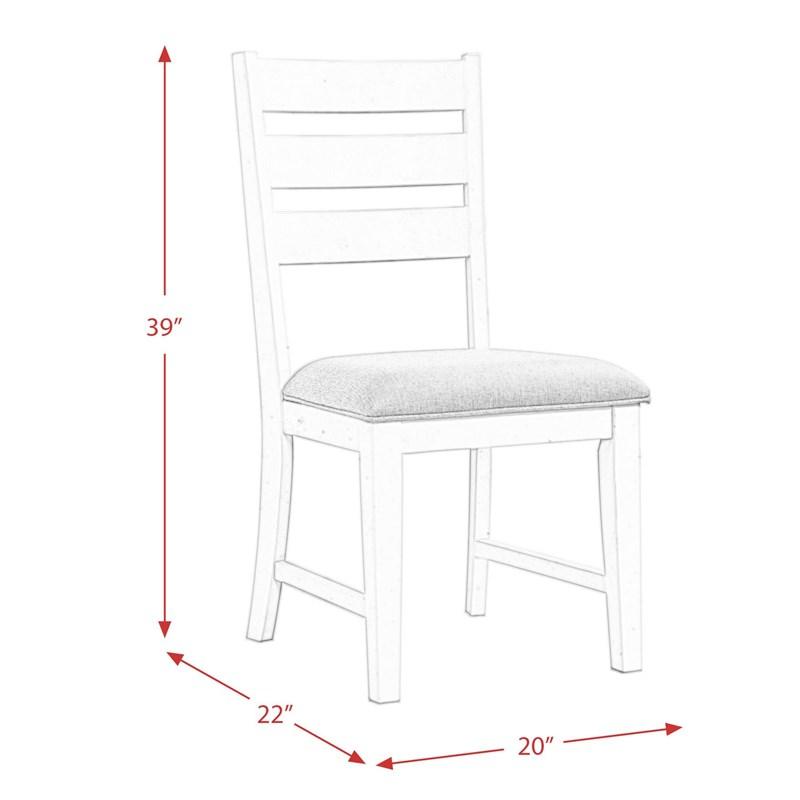 Large Picture of Elements International Park Creek DPK100SC Side Chair