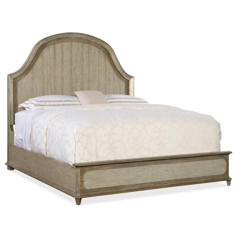 Hooker Furniture 6025-90266-83 Alfresco Lauro King Panel Bed with Metal