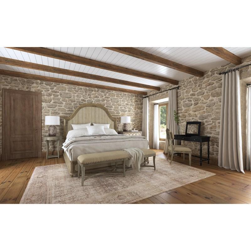 Large Picture of Hooker Furniture 6025-90266-83 Alfresco Lauro King Panel Bed with Metal