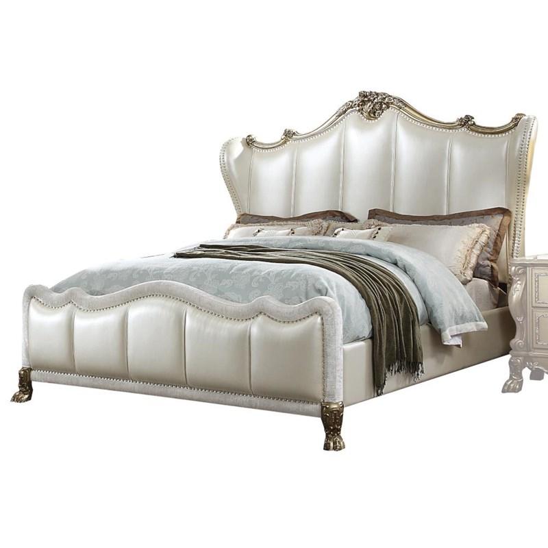 Large Picture of Acme Furniture Dresden II 27820Q Queen Bed