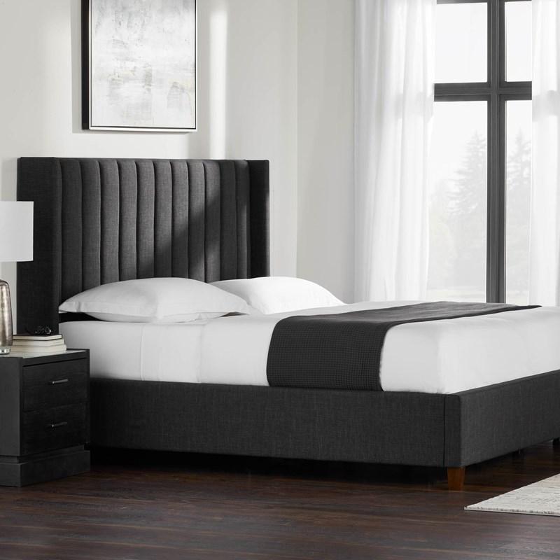 Large Picture of Malouf Blackwell Full Upholstered Bed - Desert