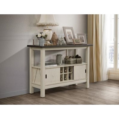 Crown Mark Maribelle 2158CG-SERVER Server - Chalk/Grey Brown