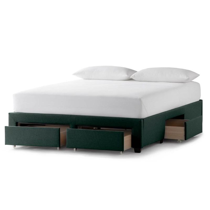 Large Picture of Malouf Watson Platform Bed Base - Oat (Full)