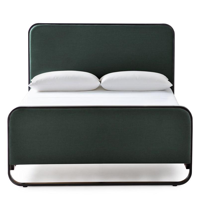 Large Picture of Malouf Godfrey Designer Bed - Spruce (Full)