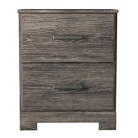 Signature Design by Ashley Ralinksi B2587-92 Two Drawer Night Stand (Nightstands - 2 Drawers)