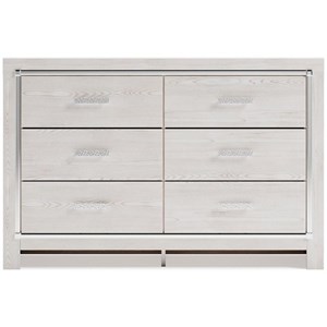 Signature Design by Ashley Altyra B2640-31 Six Drawer Dresser (Dressers - 6 Drawers)