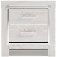 Signature Design by Ashley Altyra B2640-92 Two Drawer Night Stand (Nightstands - 2 Drawers)